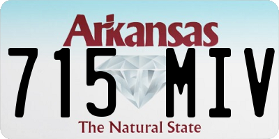 AR license plate 715MIV