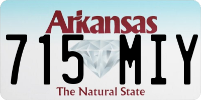 AR license plate 715MIY
