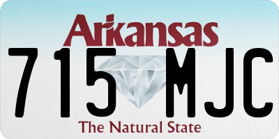 AR license plate 715MJC