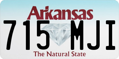AR license plate 715MJI