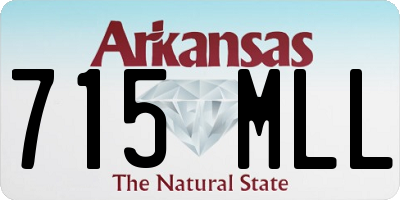 AR license plate 715MLL