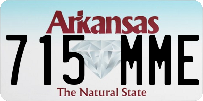 AR license plate 715MME