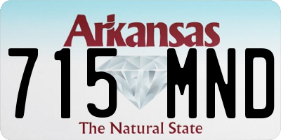 AR license plate 715MND
