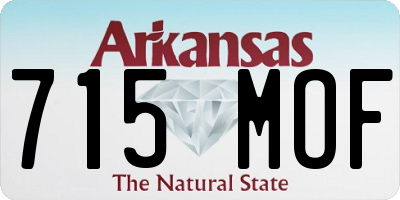 AR license plate 715MOF