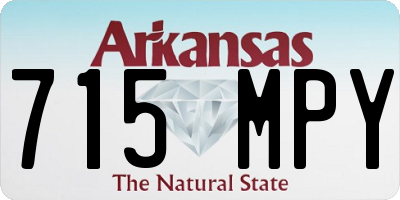 AR license plate 715MPY