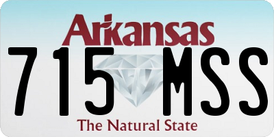 AR license plate 715MSS