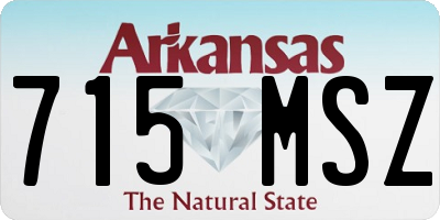 AR license plate 715MSZ