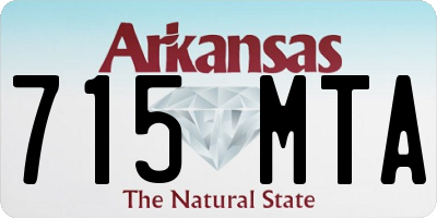 AR license plate 715MTA
