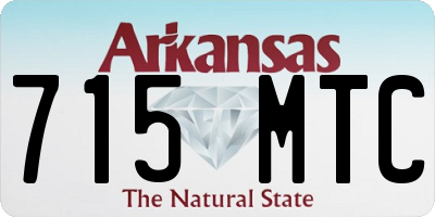 AR license plate 715MTC