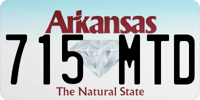 AR license plate 715MTD