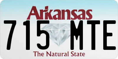 AR license plate 715MTE