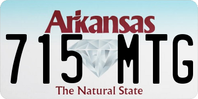 AR license plate 715MTG