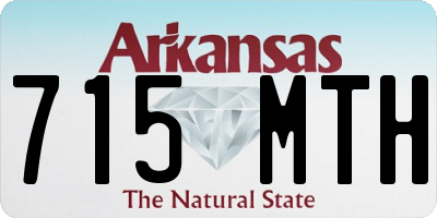 AR license plate 715MTH