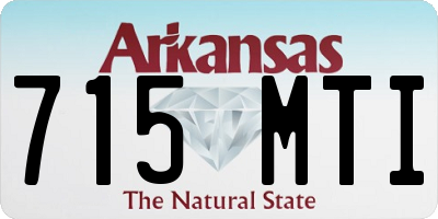 AR license plate 715MTI