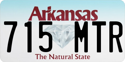 AR license plate 715MTR