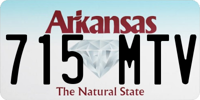 AR license plate 715MTV