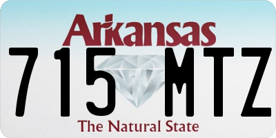 AR license plate 715MTZ