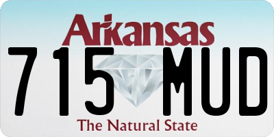 AR license plate 715MUD