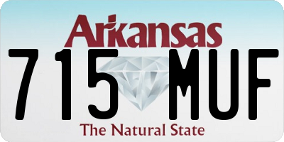 AR license plate 715MUF
