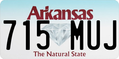 AR license plate 715MUJ