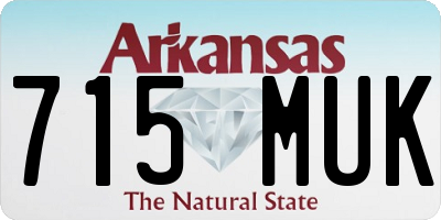 AR license plate 715MUK