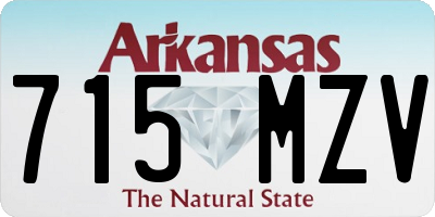 AR license plate 715MZV