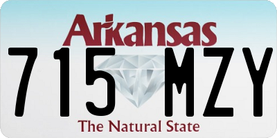 AR license plate 715MZY