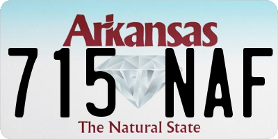 AR license plate 715NAF