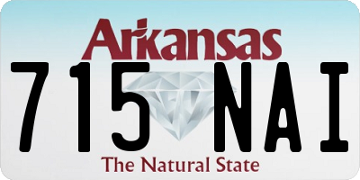 AR license plate 715NAI