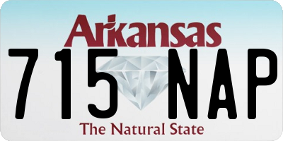 AR license plate 715NAP
