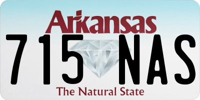 AR license plate 715NAS