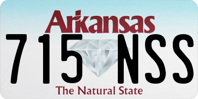 AR license plate 715NSS