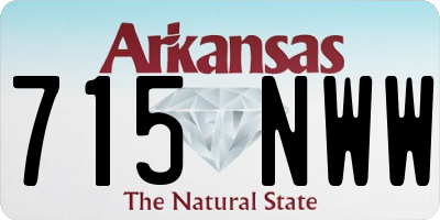 AR license plate 715NWW
