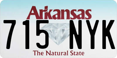 AR license plate 715NYK