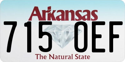 AR license plate 715OEF