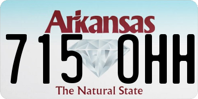 AR license plate 715OHH