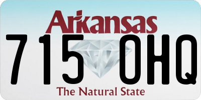 AR license plate 715OHQ