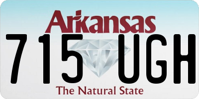 AR license plate 715UGH