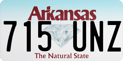 AR license plate 715UNZ