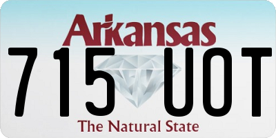 AR license plate 715UOT