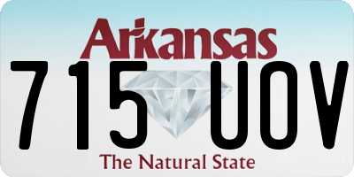AR license plate 715UOV