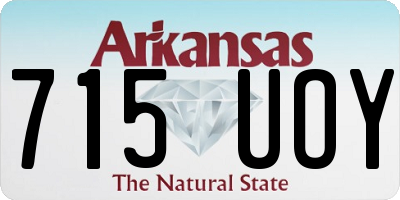 AR license plate 715UOY