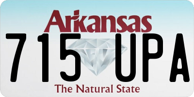 AR license plate 715UPA