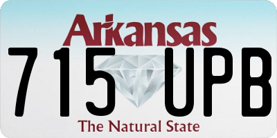 AR license plate 715UPB