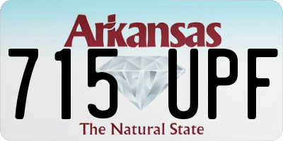 AR license plate 715UPF