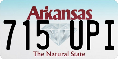 AR license plate 715UPI