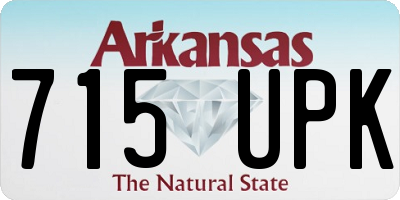 AR license plate 715UPK