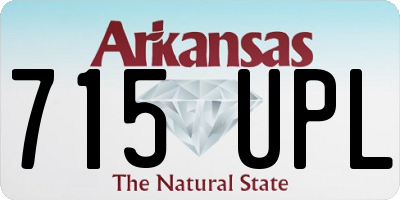 AR license plate 715UPL