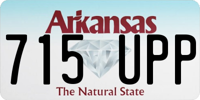 AR license plate 715UPP