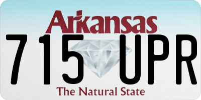 AR license plate 715UPR